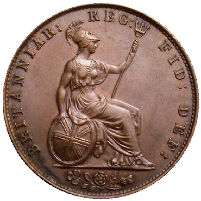 1852 UK Half Penny Value