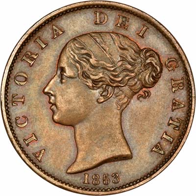 Halfpenny 1853 Value