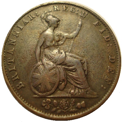 UK Halfpenny 1855 Value