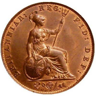 UK Halfpenny 1857 Value