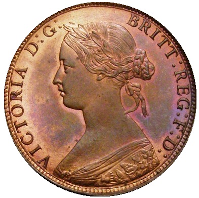Halfpenny 1863 Value