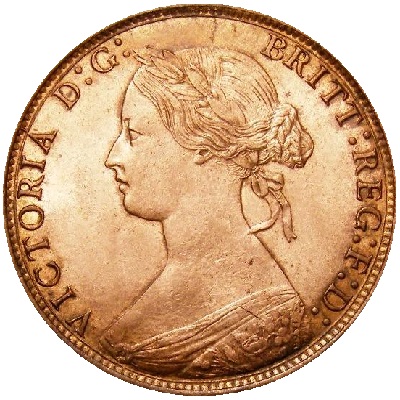 Halfpenny 1866 Value