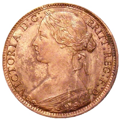 Halfpenny 1867 Value