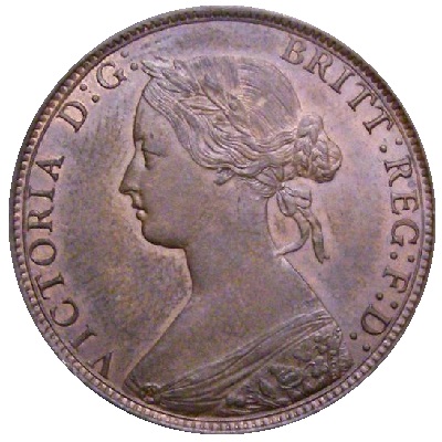 Halfpenny 1868 Value