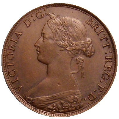 Halfpenny 1869 Value