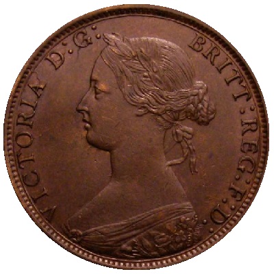 Halfpenny 1870 Value