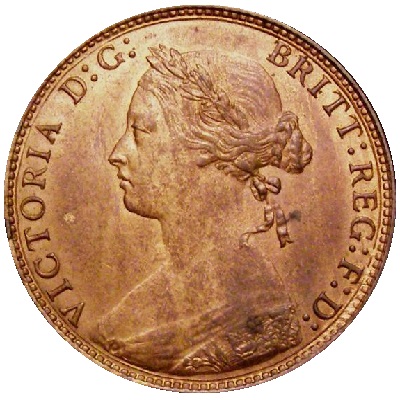 Halfpenny 1875 Value