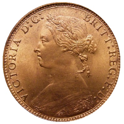 Halfpenny 1876 Value
