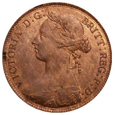 Halfpenny 1883 Value