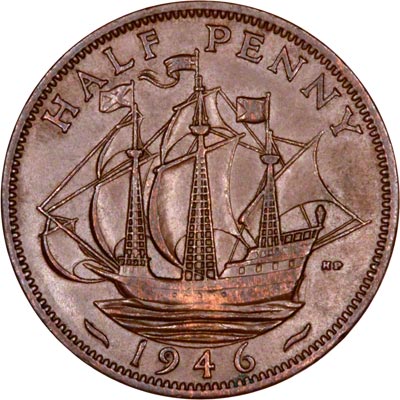 1946 UK Half Penny Value