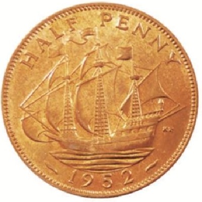 1952 UK Half Penny Value