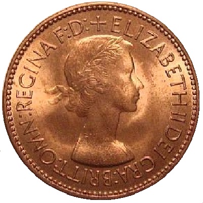 Halfpenny 1953 Value