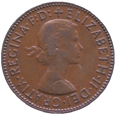 Halfpenny 1957 Value