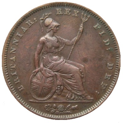UK Penny 1825 Value