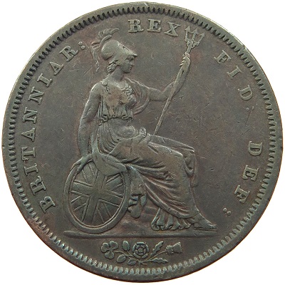 UK Penny 1827 Value
