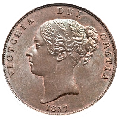 Penny 1857 Value