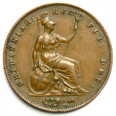 UK Penny 1858 Value