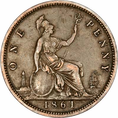 UK Penny 1861 Value