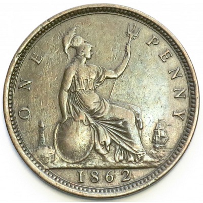 UK Penny 1862 Value