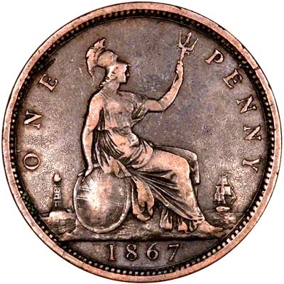 UK Penny 1867 Value