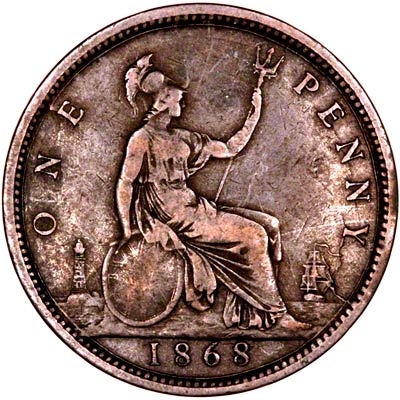 UK Penny 1868 Value