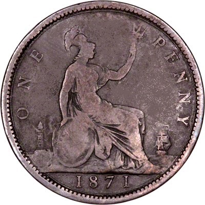 UK Penny 1871 Value