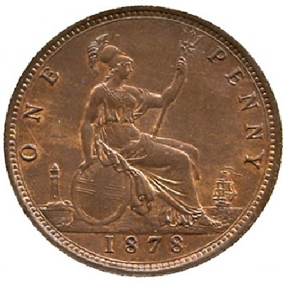 UK Penny 1878 Value