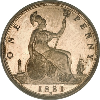UK Penny 1881 Value