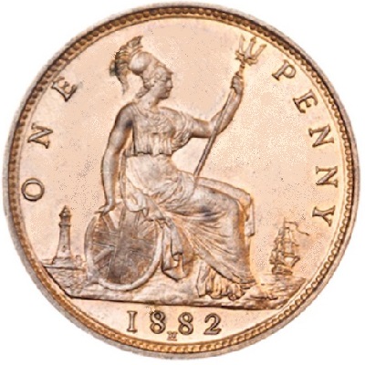 UK Penny 1882 Value
