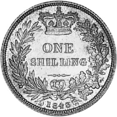 UK Shilling 1843 Value