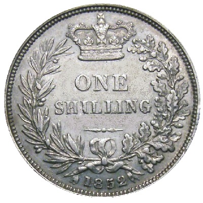 UK Shilling 1852 Value