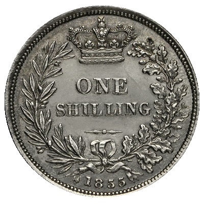 UK Shilling 1855 Value