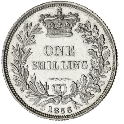 UK Shilling 1856 Value