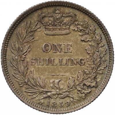 UK Shilling 1859 Value