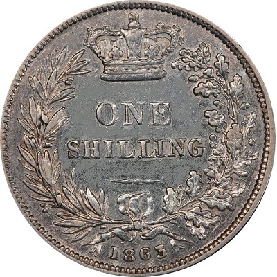 Shilling 1863 Value