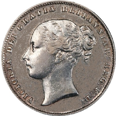 UK Shilling 1863 Value