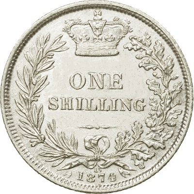 UK Shilling 1874 Value