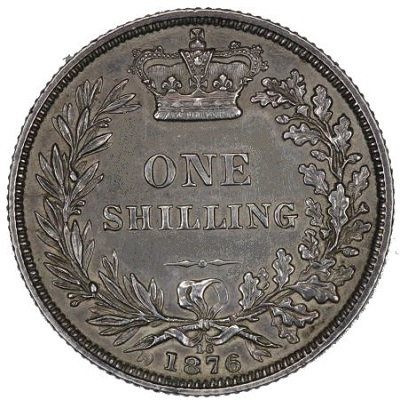 UK Shilling 1876 Value