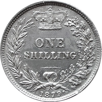 UK Shilling 1879 Value