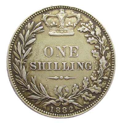 UK Shilling 1882 Value