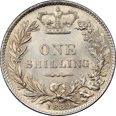 UK Shilling 1883 Value