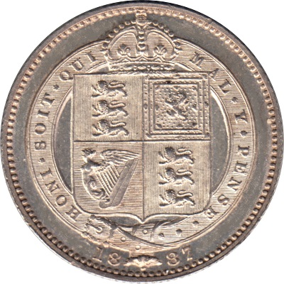 UK Shilling 1887 Value