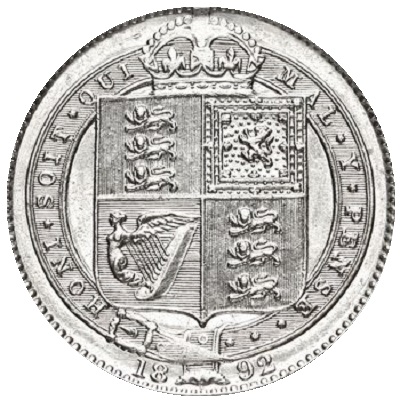 UK Shilling 1892 Value