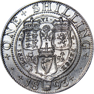UK Shilling 1893 Value