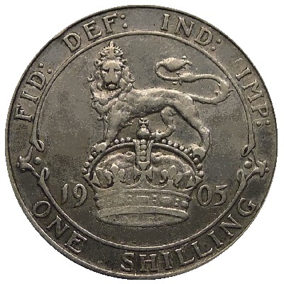 UK Shilling 1905 Value