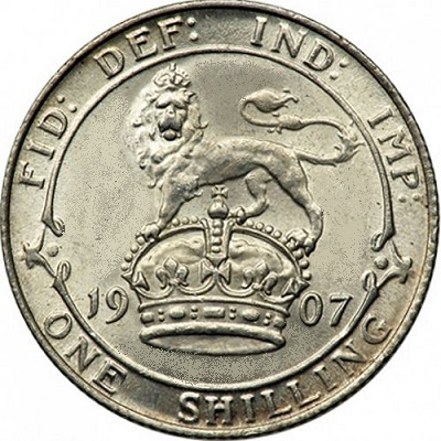 UK Shilling 1907 Value