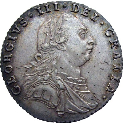 Sixpence 1787 Value