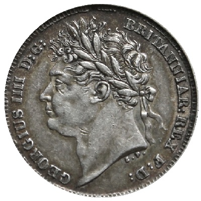 Sixpence 1825 Value