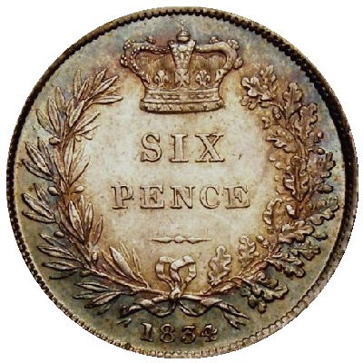 UK Sixpence 1834 Value
