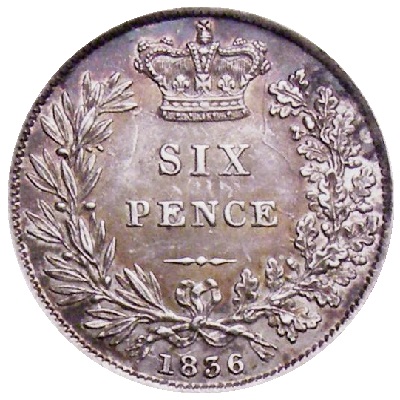 UK Sixpence 1836 Value